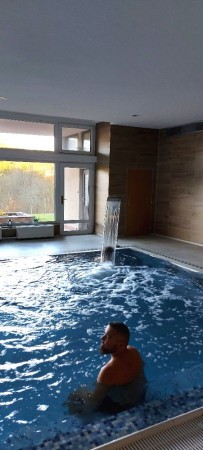 ... i v novém vířivém bazénu  hotelu